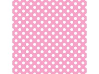 Whimsical Wheels Pink with dots